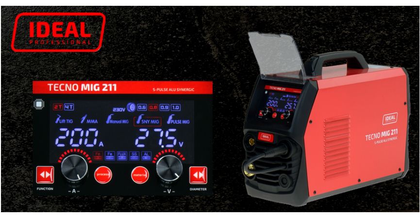 TECNO MIG 211 S-PULSE ALU SYNERGIC