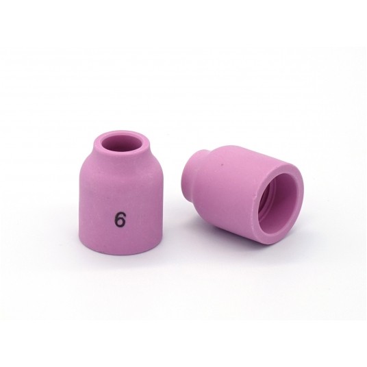 Dysza ceramiczna 6 fi 9,8mm do soczewki gazowej L=25,5 TIG 9-20 53N60 155.0121 -zdjęcie numer 1