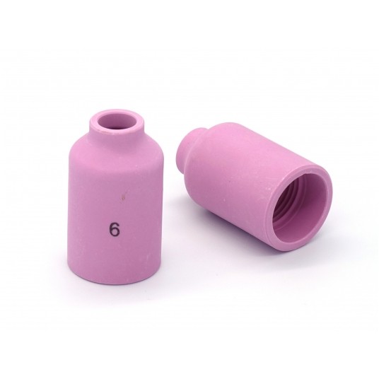 Dysza ceramiczna 6 fi 9,8mm do soczewki gazowej L=42 TIG 17-18-26 54N16 155.0125 -zdjęcie numer 1