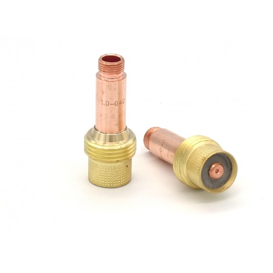 Korpus tulejki zaciskowej z soczewką gazową fi 1,0mm TIG 17-18-26 45V24 153.9106 -zdjęcie numer 1