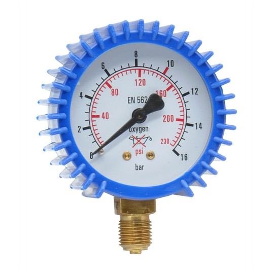 Manometr niskiego ciśnienia TLEN 0-315 bar fi 62mm -zdjęcie numer 1
