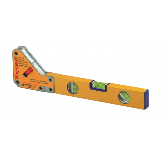 Poziomnica magnetyczna z włącznikiem 100x406x25 mm -zdjęcie numer 1