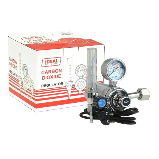 Reduktor CO2/Ar z rotametrem i podgrzewaczem 230V -zdjęcie numer 1