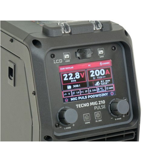 TECNO MIG 210 PULSE LCD Black Series 4x4 -zdjęcie numer 6