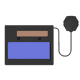 Przyłbica APS Pro 568L BLUE -zdjęcie numer 3