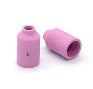 Dysza ceramiczna 6 fi 9,8mm do soczewki gazowej L=42 TIG 17-18-26 54N16 155.0125