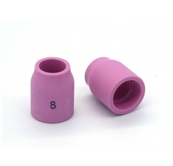 Dysza ceramiczna 8 fi 12,5mm do soczewki gazowej L=25,5 TIG 9-20 53N61S 155.0223