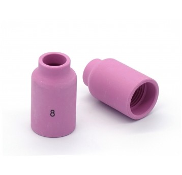 Dysza ceramiczna 8 fi 12,7mm do soczewki gazowej L=42 TIG 17-18-26 54N14 155.0127