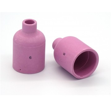 Dysza ceramiczna XL 6 fi 9,5mm do soczewki gazowej L=48 TIG 17-18-26 57N75 155.0142