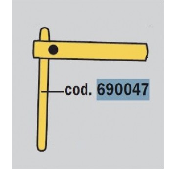 Elektroda prosta L=130mm MODULAR