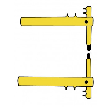Komplet ramion i elektrod L=350 PTE/PCP XP1