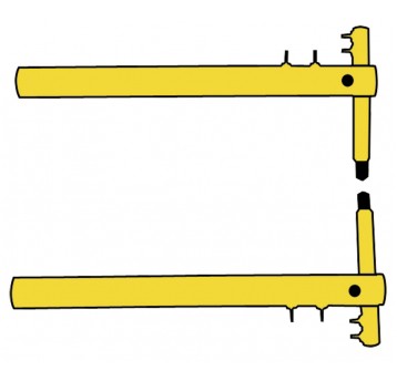 Komplet ramion i elektrod L=500 PTE/PCP XP2