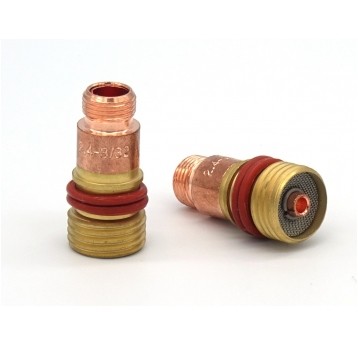 Korpus tulejki zaciskowej z soczewką gazową fi 2,4mm TIG 17-18-26 45V44L 154.0010