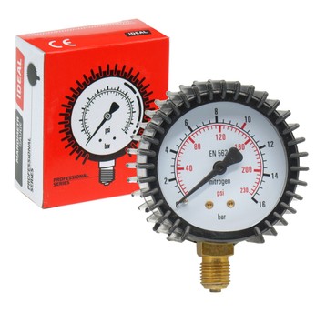 Manometr niskiego ciśnienia AZOT 0-16 bar fi 62 mm