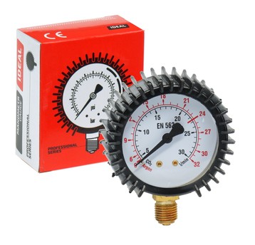 Manometr niskiego ciśnienia CO2/Ar 0-32 l/min fi 62 mm