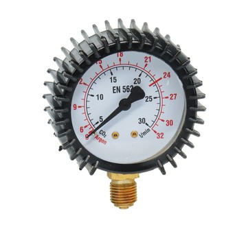 Manometr niskiego ciśnienia CO2/Ar 0-32 l/min fi 62 mm