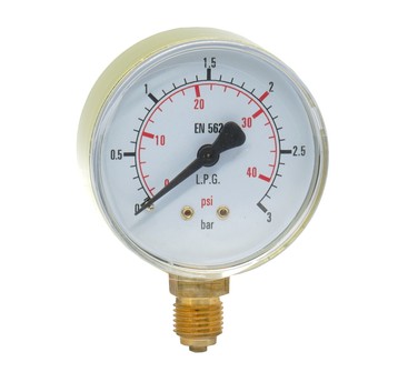 Manometr niskiego ciśnienia PROPAN 0-3 bar fi 62 mm