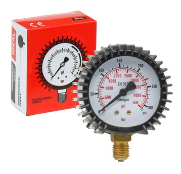 Manometr wysokiego ciśnienia AZOT 0-315 bar fi 62 mm