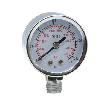 Manometr wysokiego ciśnienia CO2/Ar 0-315 bar 62