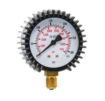 Manometr wysokiego ciśnienia CO2/Ar 0-315 bar fi 62 mm