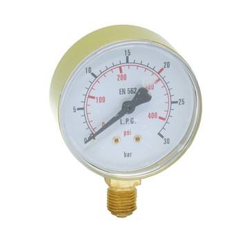 Manometr wysokiego ciśnienia PROPAN 0-30 bar fi 62 mm