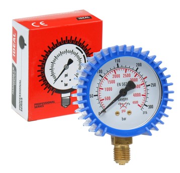 Manometr wysokiego ciśnienia TLEN 0-315 bar fi 62 mm