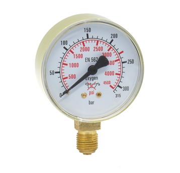 Manometr wysokiego TLEN 0-315 bar fi 62 mm