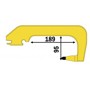 Ramię wodne L=95 (standard) CA1
