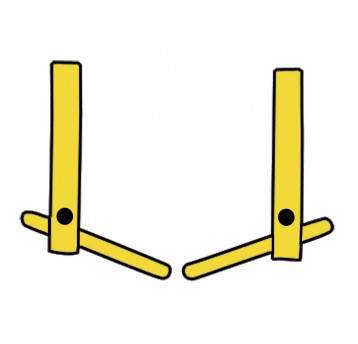 Ramiona z elektrodami skośnymi L=120