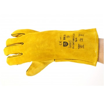 Rękawice GUNNERS DW303Y/10 żółte dwoina nat.