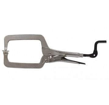 Ścisk klamrowy z ruchomą podkładką oraz okrągłą końcówką 430x127mm