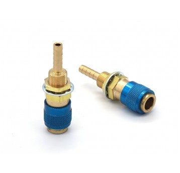 Szybkozłącze - gniazdo do wody fi 6mm niebieskie