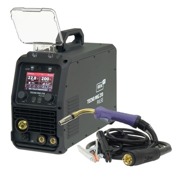 TECNO MIG 210 PULSE LCD Black Series 4x4