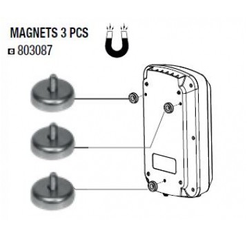 Uchwyty magnetyczne (3szt.) do Pulse Evo/Doctor 55
