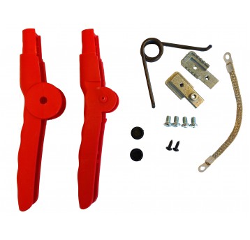 Zacisk plusowy czerwony LEMANIA P62000-P62500