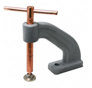 Zacisk przytrzymujący z mocowaniem w podstawie