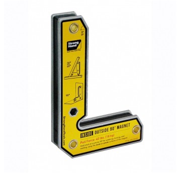Zewnętrzny magnes kątowy 165x110 mm 18kg