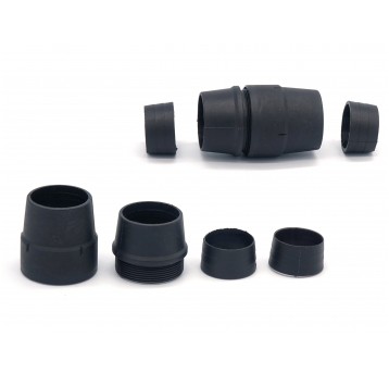 Złącze plastikowe oplot-skóra do uchwytu TIG 9-17